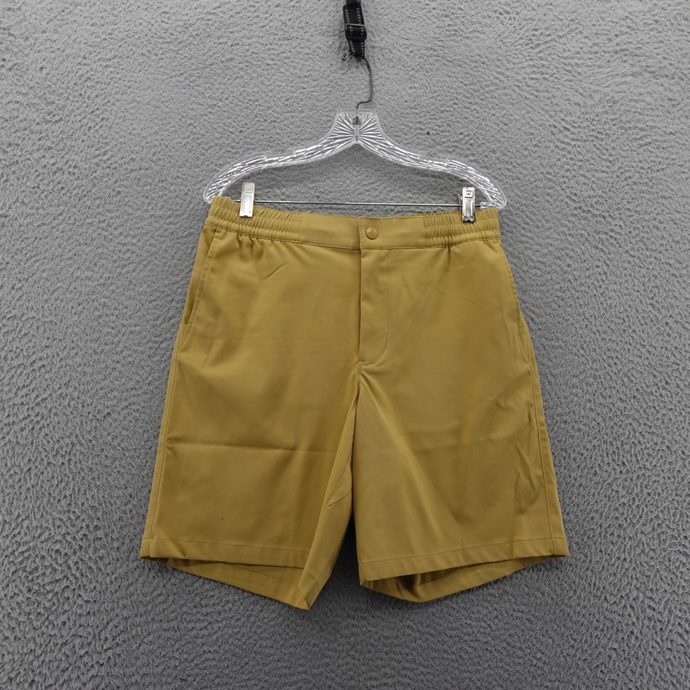 The North Face Performance Shorts 30 Yellow Activewear Men Stretch Summer New - Picture 1 of 15